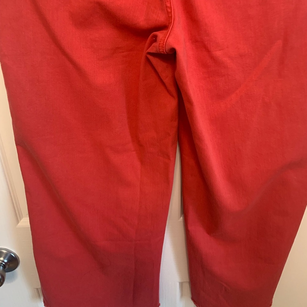 J. Jill Coral Wide Leg Crop Pants. Size 10 - Picture 12 of 14
